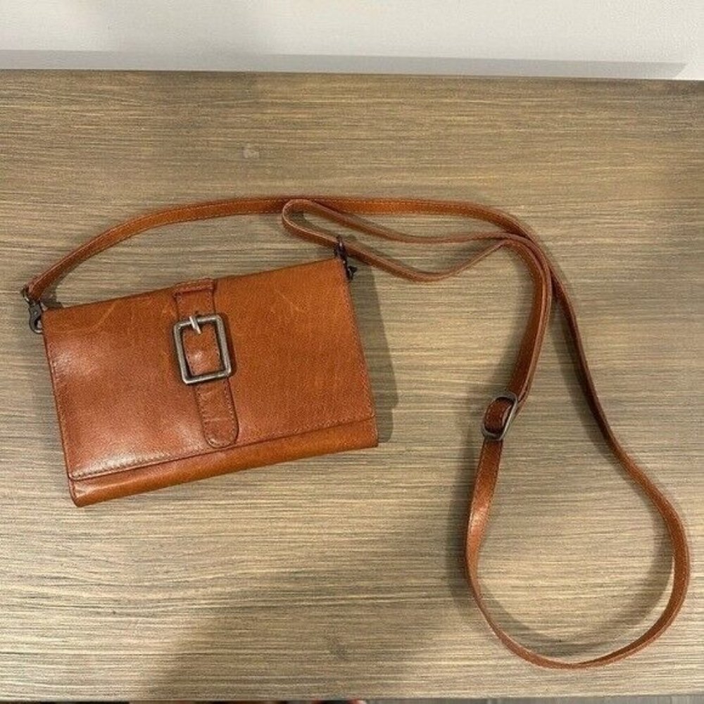SPIKES & SPARROW CROSS BODY – SENNA – BRANDY LEATHER